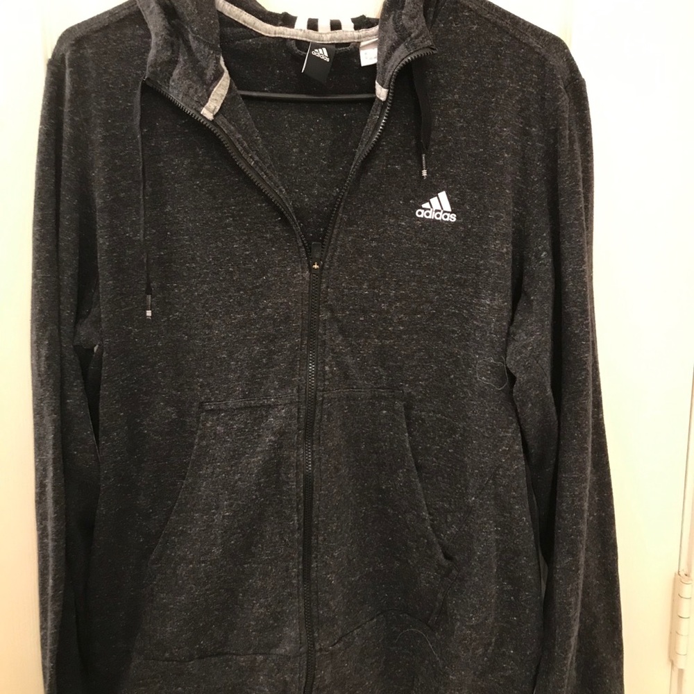 Woman’s Adidas hooded black sweatshirt